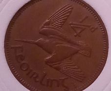 Irish Republic. 1943 Farthing.  Good condition!