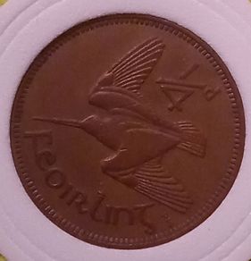 Ireland 1943 Farthing coin