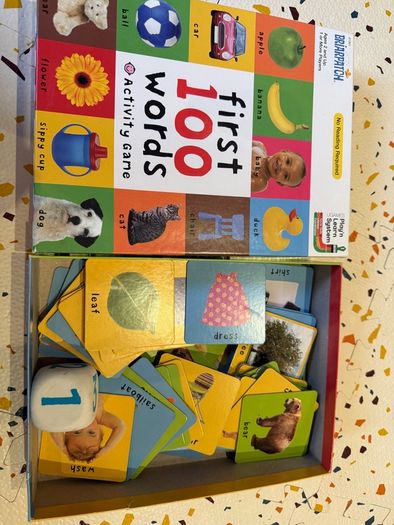 First 100 words activity game