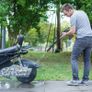 21V Cordless Portable High-Pressure Cleaning Gun Machine, 2.0Ahx2 Battery with Cleaning Brush,6m Hose,for Cleaning Cars,Garden Image 5
