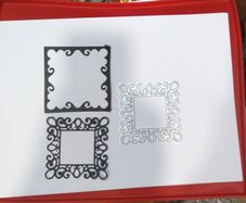 Decorative Square Frame Cutting Die Or Copy