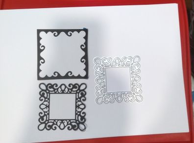 Decorative Square Frame Cutting Die Or Copy