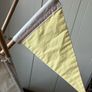 Cream and gingham teepee tent Image 5