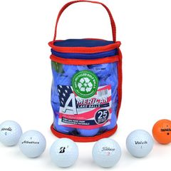 Second Chance Lake Golf Balls with Reuseable Carry Bag - Select 25, 36, 50 or 100 Golf Balls