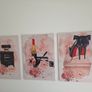 3 canvas framed 46x66cm each size Image 9