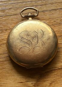 14k 585 solid gold pocket watch case 11.68g