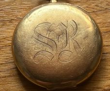 14k 585 solid gold pocket watch case 11.68g