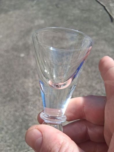 A Set of Cumbria Ware Hand Blown Toasting Glasses