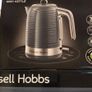 Grey Kettle Toaster and Microwave Set Image 2