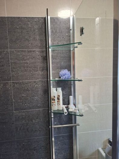 Silver Shower Enclosure Rectangular