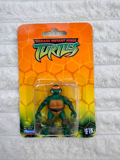 2002 Michelangelo Mini Figure Teenage Mutant Ninja Turtles TMNT Mirage Studios approx. 5.5 cm. Damaged Box Please see photos