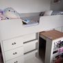 Cabin bed with desk Image 4