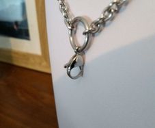 Stainless Steel Fob Holder Chain - 24"