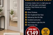 Deanta Light Grey Ash Clear Glass