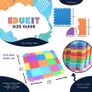 Foam Play Mat with Borders 25 Pieces 31.5 x 31.5cm 1.4cm Extra Thick Multi Coloured and Interlocking Floor Tiles (FREE POSTAGE) Image 2