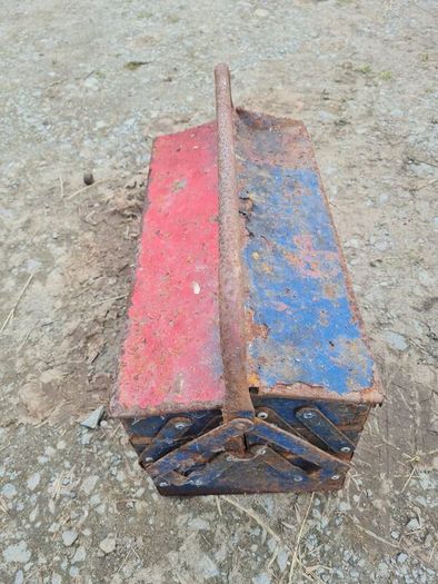 Antique Metal Tool Box
