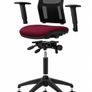 Black and red office chairs Image 3