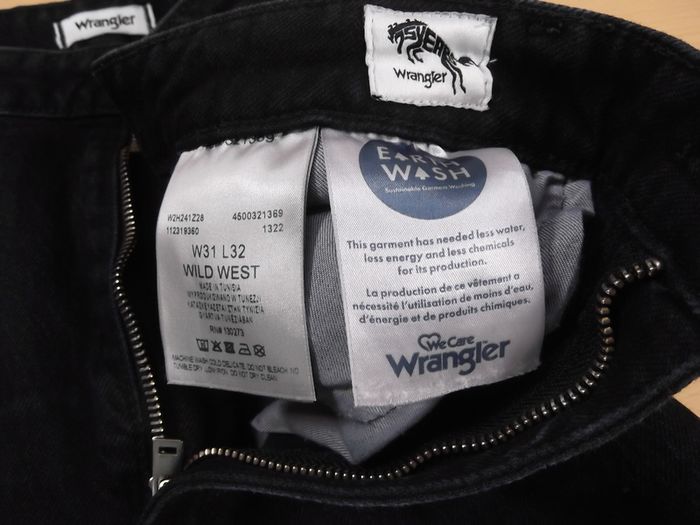 Wrangler Wild West Black Jeans W31 L24