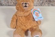 Rainbow BUNGLE soft toy teddy plush bean toy beanie Tagged vintage