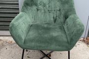 green arm chair