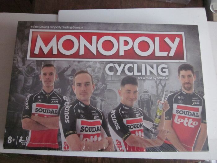 New & Sealed Hasbro Monopoly Cycling Presented By Soudal Limited Edition Game