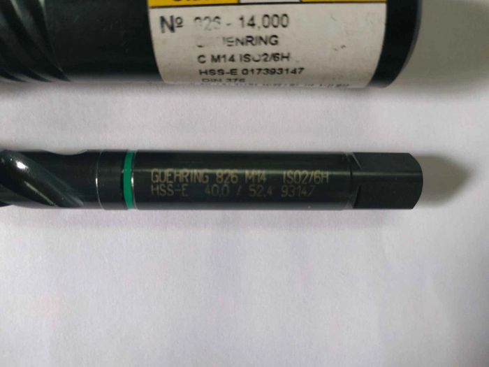 M14 Metric, Guhring Iso2/6h Spiral Flute Tap