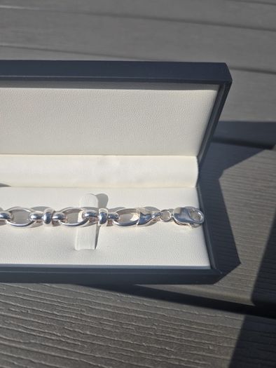 Brand New Heavy 925 Silver Bracelet