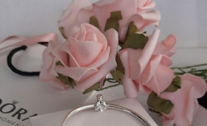 New genuine pandora angel of love charm