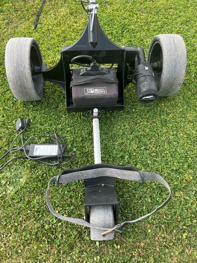 Powakaddy Classic Legend Electric Golf cart with Golf bag cover
