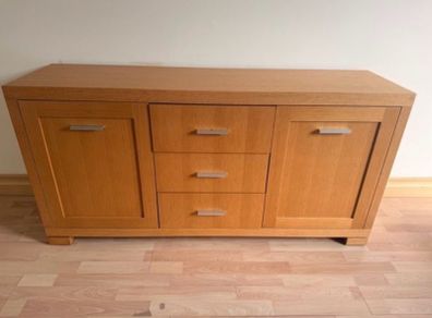 Oak sideboard cabinet