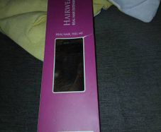 Real Hair sew-in weave mid- brown