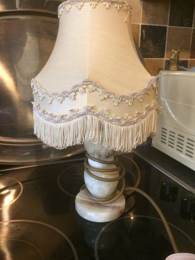 Marble stone lamp