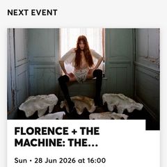 2 tickets for Florence and the Machine