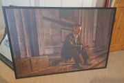 Canvas photo print of pensive scene outside Galway courthouse
