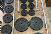 Gym Metal Weights + Bars Bundle Cheap! ALL YORK!!