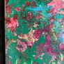 Framed Original Floral Painting Abstract Art Framed  Contemporary Art Painting  Original Gift Image 5