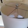 Beautiful large chrome and glass table lamp Image 3