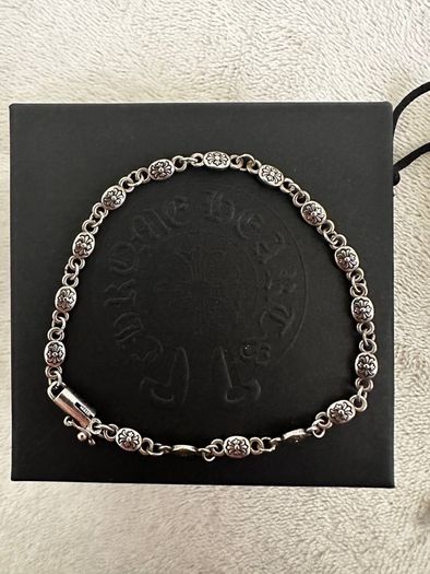 925 Sterling Silver Unisex Bracelet with Floral Design  Vintage Style