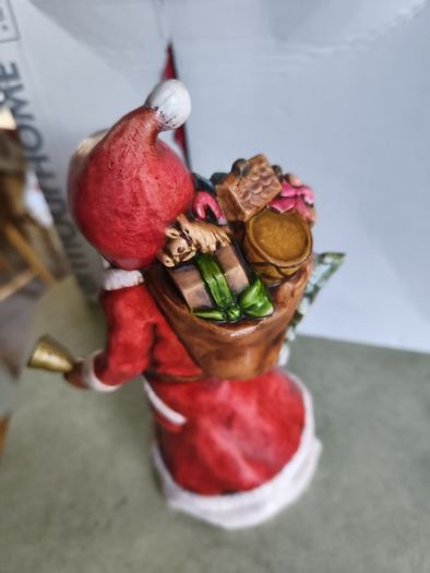 Vintage Christmas Hand Painted Ceramic Santa St Nicholas Old Provincial Mold