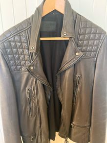 All Saints Men's Leather Jacket