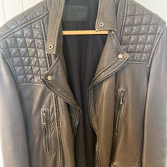 All Saints Men's Leather Jacket