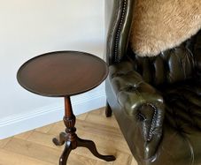 19th Century Mahogany Dish-Top Wine Table