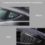Tesla Model 3 Rear Side Window Cover Louver Sport Style 2017-2026 Accessories Image 2
