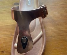 Stunning rose gold sandals brand new
