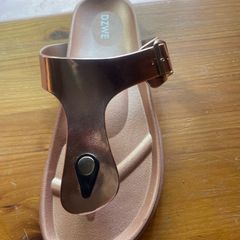 Stunning rose gold sandals brand new