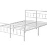 Small Double Bed Frame 4ft with Victorain Headboard and Footboard Image 8