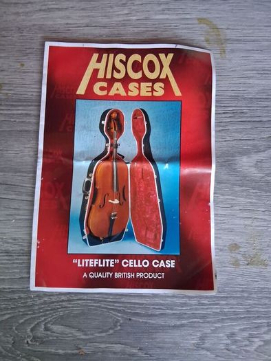 Cello hard case.