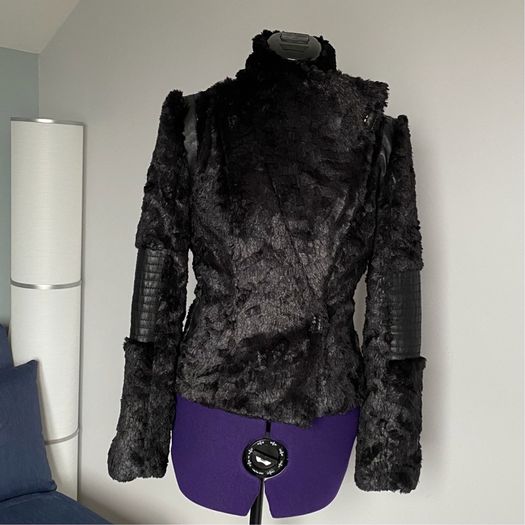 Faux fur jacket