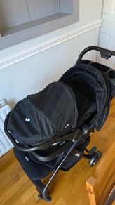 Joie i-Muze LX Stroller Travel System Bundle with i-Juva i-Size R129 Belt-Fitted Car Seat Raven