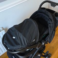 Joie i-Muze LX Stroller Travel System Bundle with i-Juva i-Size R129 Belt-Fitted Car Seat Raven